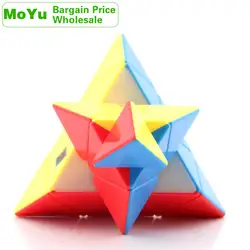 MoYu MoFangJiaoShi Pyraminxeds пирамидка 3x3x3 кубик руб 3x3 оптом набор много 18PCS профессиональный Скорость куб головоломки антистресс Непоседа игрушки для