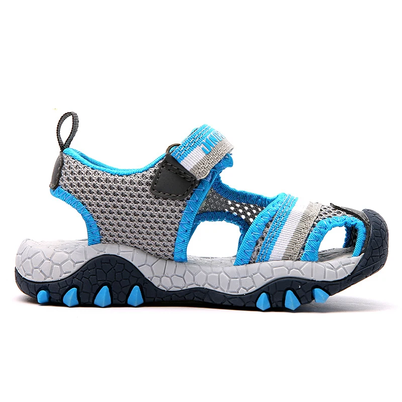 Baby Boys Sandals Light Up Mesh Kids Shoes Summer 2019 LED Children's Beach Shoes Casual Toddler Sandals 3D Dinosaur