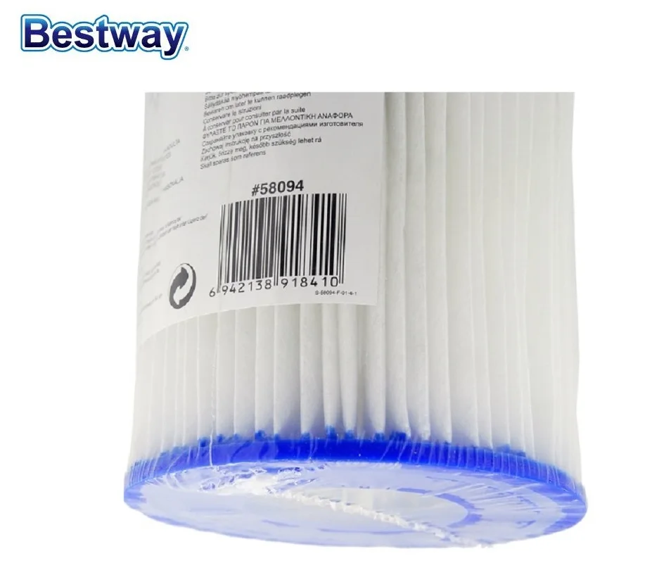 58094 Bestway D10.6* h13.6 см FLOWCLEAR картридж тип II D4.2xH5." фильтр картридж фильтр насос сердечники для 530Gal 800Gal фильтр