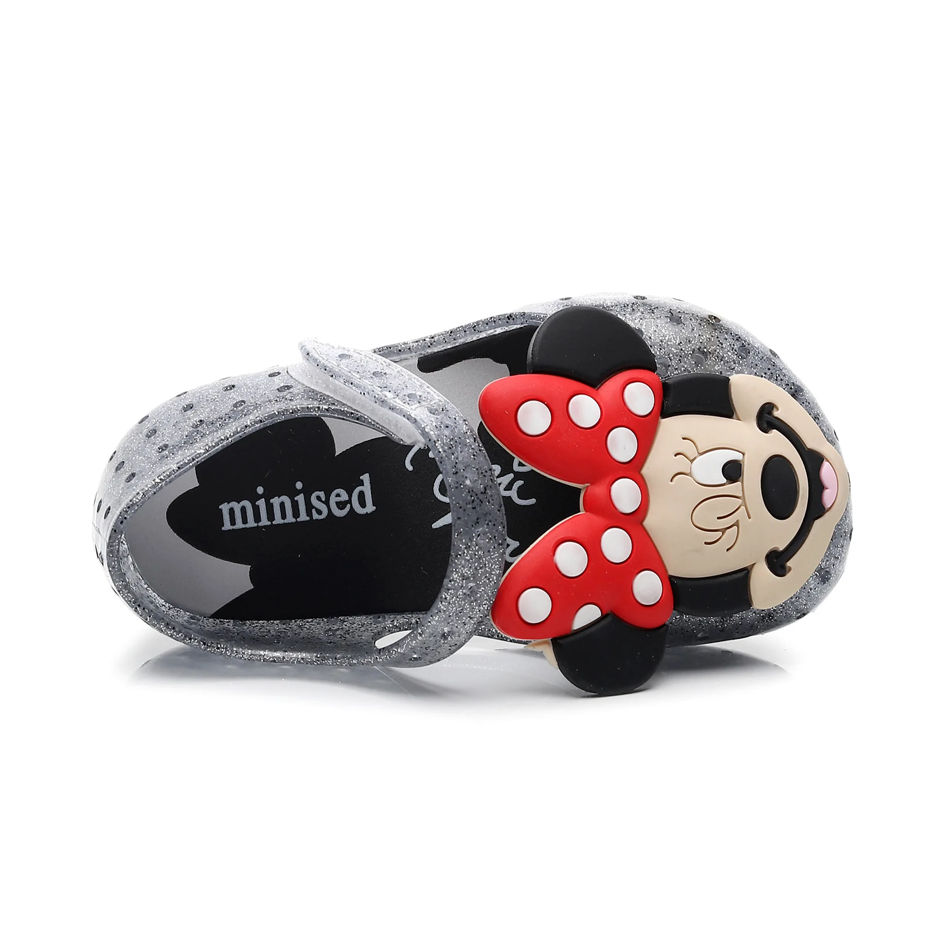 Cute Cartoon Bowknot Jelly Sandals New Girls Shoes Jelly Shoes Sandals Girl Non-slip Kids Sandals Toddler