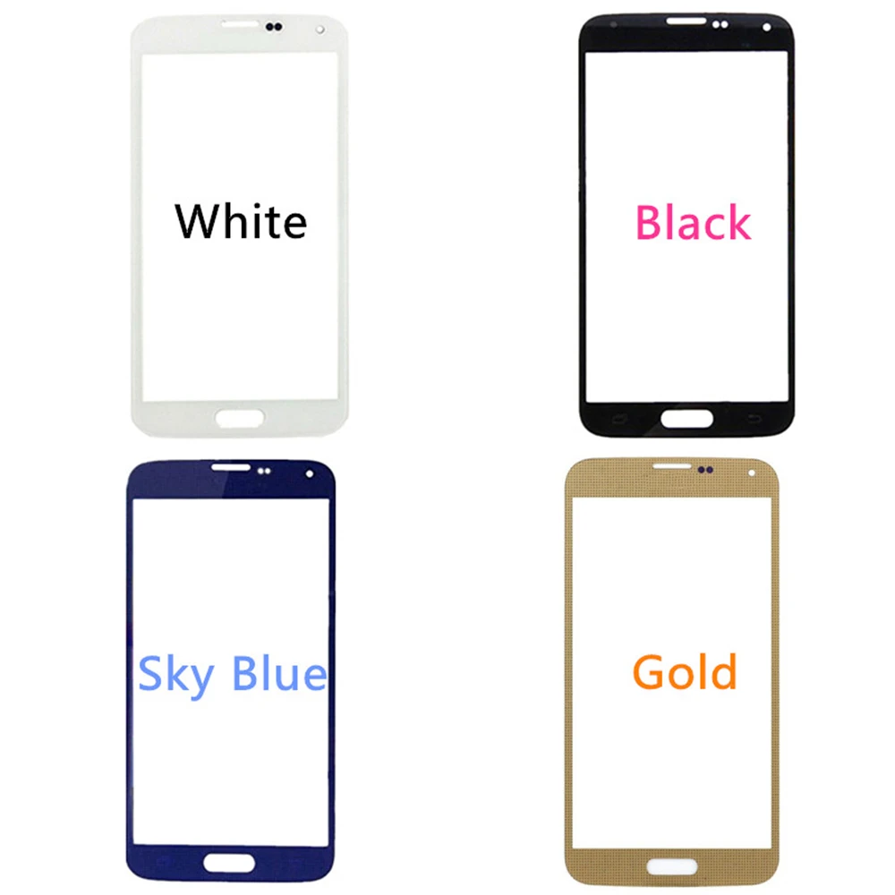 Для Samsung Galaxy S5 SM G900/G900A/G900V/G900P/G900R4/G900T/G900F Замена стеклянных линз!|Сенсорные панели