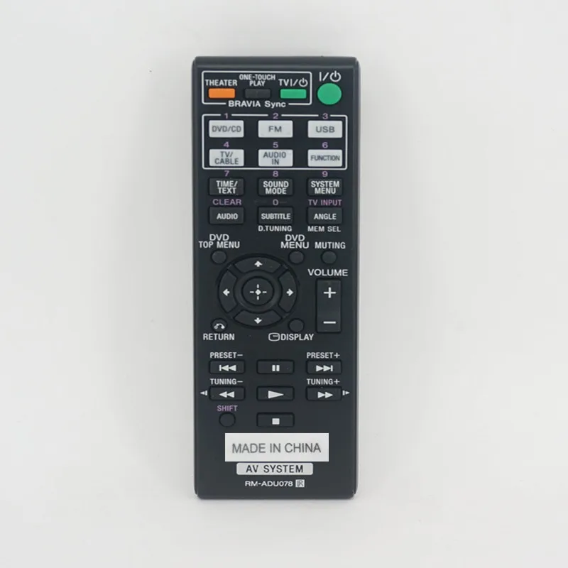 RM-ADU078 Original blu-ray DVD home theater audio set DAV-5.1 DZ/TZ type remote control for SONY | Электроника