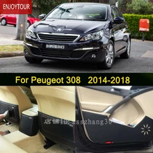 Автомобильные подушки Передняя Задняя дверь сиденье анти-удар коврик автомобиль-Стайлинг Аксессуары для peugeot 308