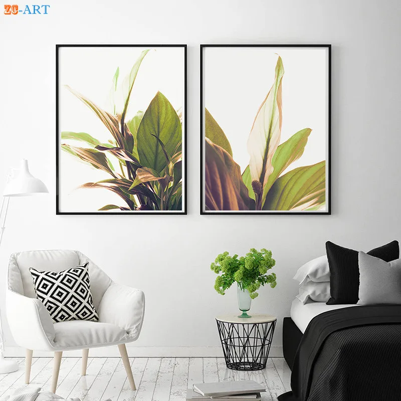 Nordic Modern Green Plant Print Poster Tropical Leaves ... Nordic Modern Green Plant Print Poster Tropical Leaves ... on Modern Boho Wall Decor
id=43310