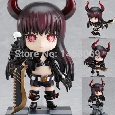 

Anime Black Rock Shooter blackened Hatsune #145 Q version Nendoroid PVC Action figure Collectible Model Toy Doll