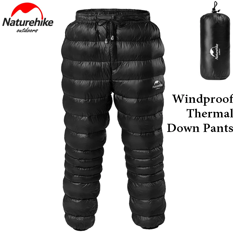 

NatureHike Hiking Down Men Women Adult Winter Thermal Warm Ultralight Goose Down Pants Portable Outdoor/Camping/Fishing/Climbing