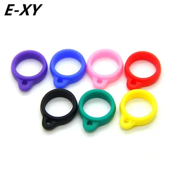 

E-XY New product ego silicone Lanyard Ring necklace ring For CE4 CE6 T2 T3 T3S EVOD Atomizer Silicone Ring Fit eGo evod-twist