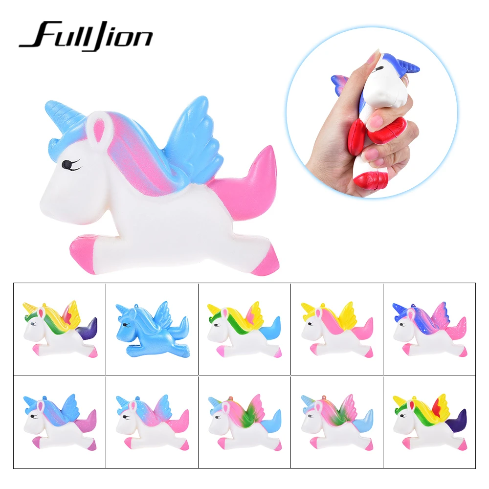 Fulljion мягкий Единорог сквиши снятие стресса Новинка кляп игрушки забавные