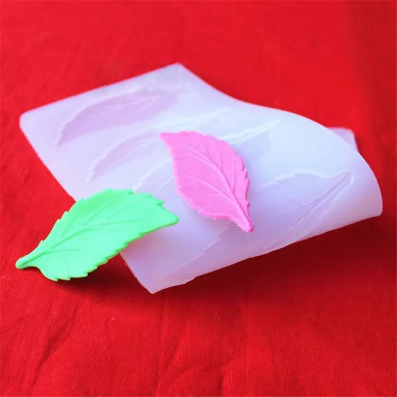 Bakeware Chocolate Leaf Shape Silicone Form For Cake Baking Mold Bakeware Cooking Tools Birthday Cake Bakery