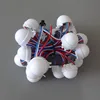 Guirlande lumineuse LED diffusée de 30mm, DC12V WS2811, 20 pièces/lot, 3 led rvb, 5050 LED, modules D30, étanche IP68 ► Photo 1/6