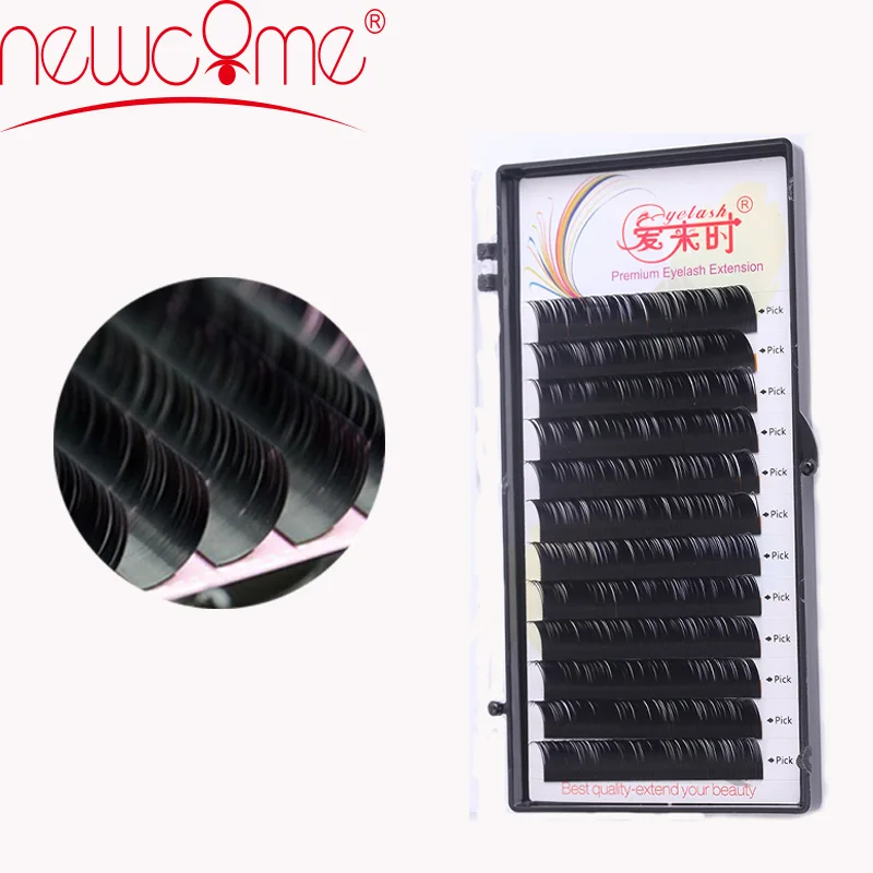 

8-15mm include MIX Korea Silk Volume Eyelash Extension Natural Long Soft Lashes Individual 3d eyelashes with Free shipping