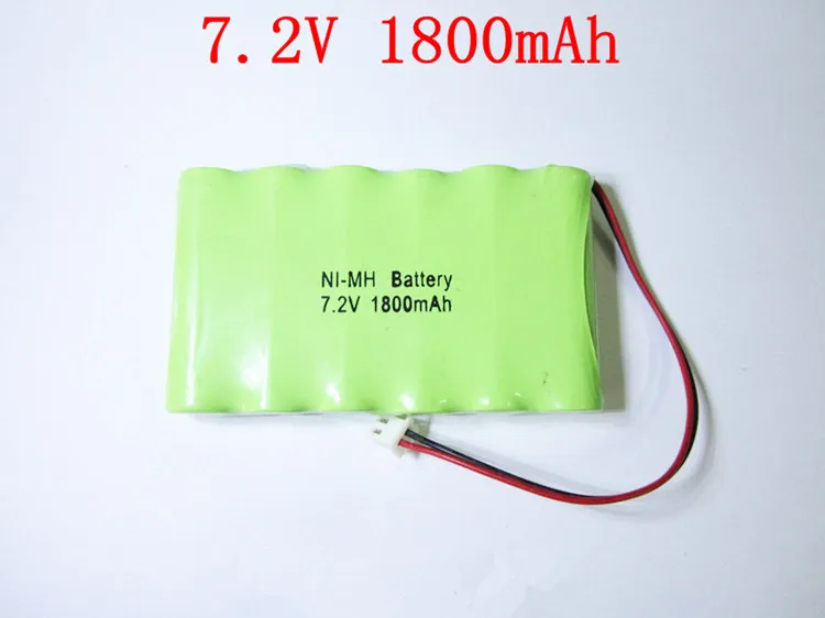 

Cncool 7.2V AA Ni-MH 1800mAh Battery Pack Rechargeable batteries with 2.54 connector fast shipping