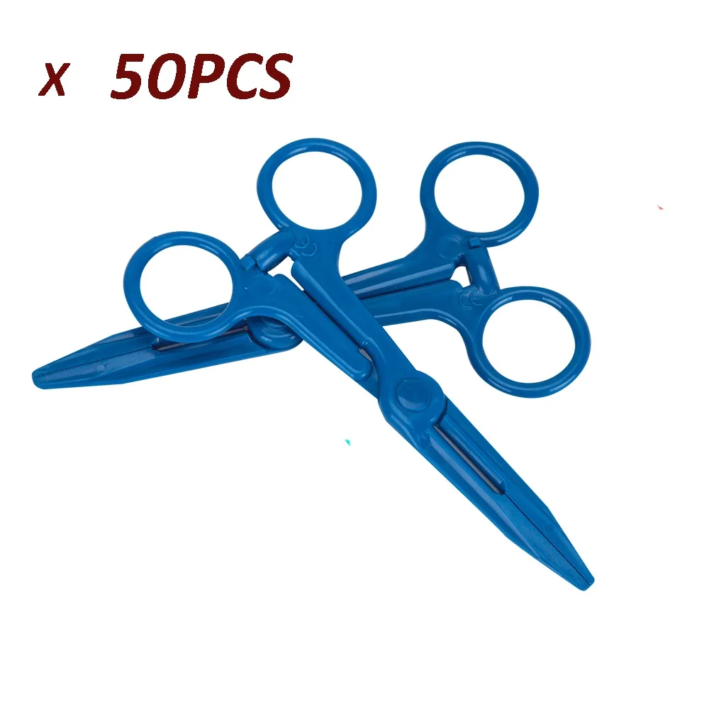 50PCS Dental Locking Forceps Curved Mosquito Hemostat Tool disposable