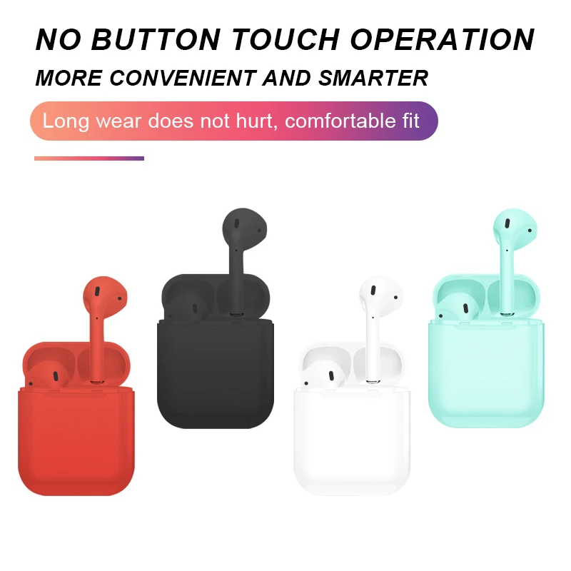 

i12 tws Bluetooth Earphone Wireless earphones Touch control Earbuds 3D Surround Sound Charging case for xiaomi huawei Samsung