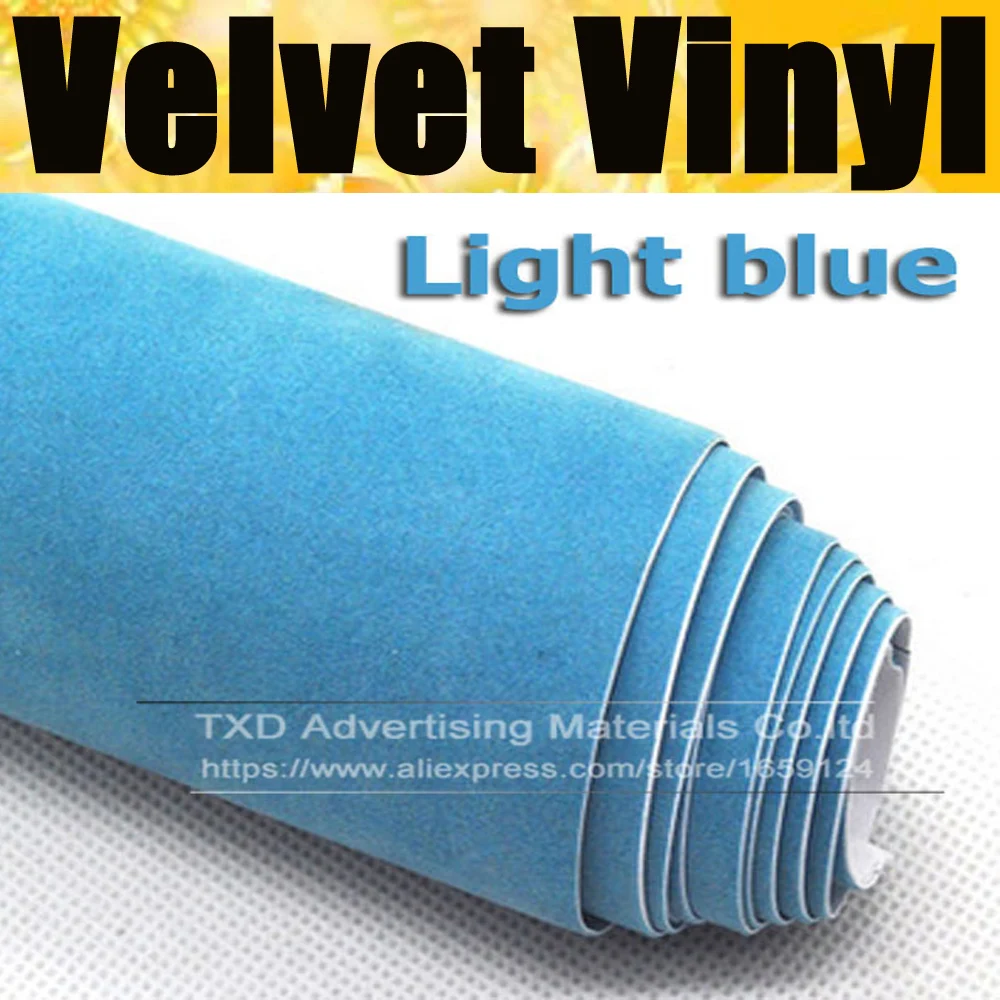 V Velvet Suede Texture Fur Vinyl Wrap Sticker Black White Red Blue Pink Grey