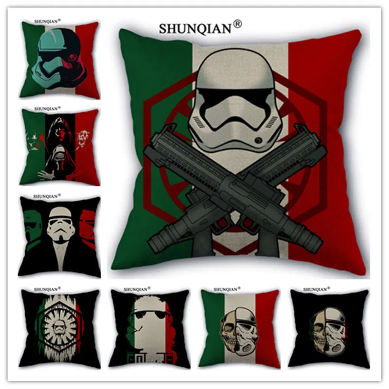 Buy Fashion High Quality Cotton Linen Star Wars logo