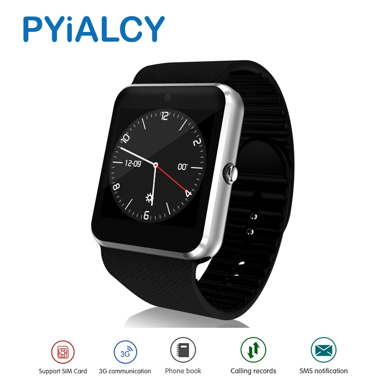 imágenes para PYiALCY QW08 Android 4.4 1.54 pulgadas Reloj Inteligente MTK6572 1.2 GHz Dual Core 512 MB RAM 4 GB ROM Bluetooth 4.0 SmartWatch Pk QW09 GW01 imágenes para PYiALCY QW08 Android 4.4 1.54 pulgadas Reloj Inteligente MTK6572 1.2 GHz Dual Core 512 MB RAM 4 GB ROM Bluetooth 4.0 SmartWatch Pk QW09 GW01