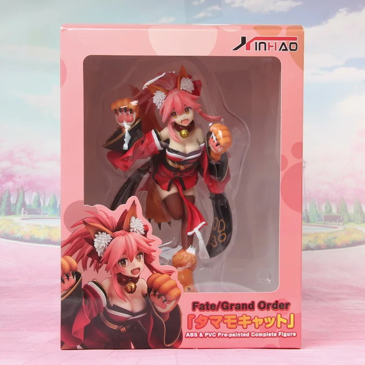 Fate Extra CCC фигурка Fate Grand Order Caster tamamo no Mae фигурка Okita Souji 25 см ПВХ экшн Коллекция игрушечных фигурок модель подарок