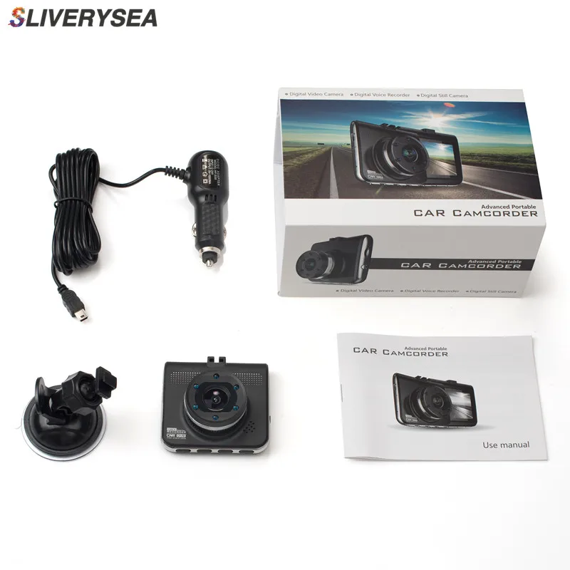 

SLIVERYSEA Mini Hidden Car DVR 140 Degree Full HD 1080P Dash Camera Video Recorder Motion Detection G-Sensor Driving Recorder