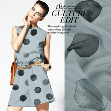 Дизайн печатных шелк крепдешин ткань для шелковое платье из натурального шелка рубашка