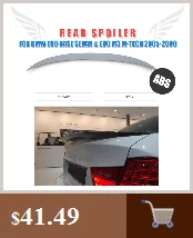 Задний спойлер багажника крылья для BMW 3 серии E90 2005-2008 FRP Неокрашенный Черный праймер Тюнинг автомобиля запчасти