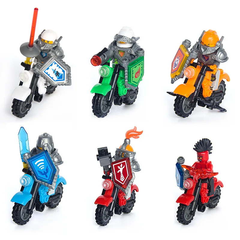 

60Pcs/Lot Legoed Super Heroes Building Blocks Future Warrior Motorcycle Team Action Minifiguresed Bricks Toys For Children CK006