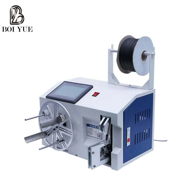 

Automatic Cable wire Tying Machine Power Cord Circle Shape Winding Machine Cable Wire Coil Winding Binding Tie Machine 10-30 mm