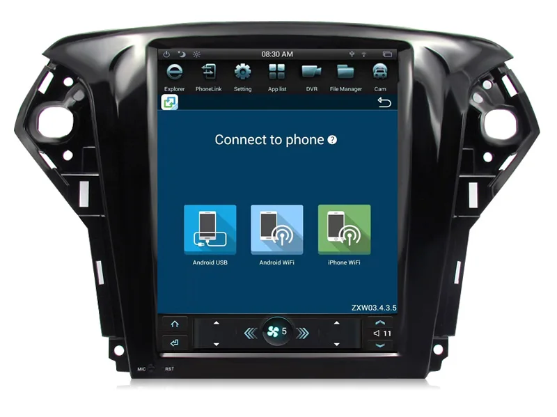 Clearance 10.4inch 2G+32G Vertical Screen Android 7.1 Car DVD GPS Navigation For Ford Mondeo 2007 2008 2009 2010 2011 2012 2