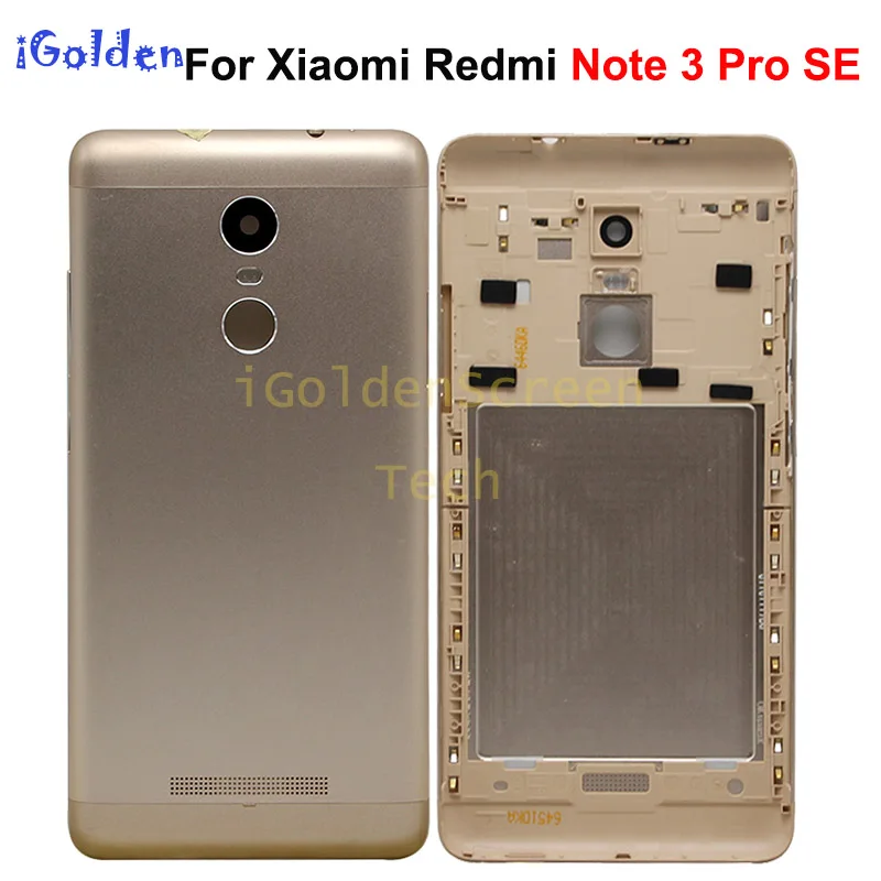 

For Xiaomi Redmi Note 3 Pro SE 152mm Special Edition SE Rear Battery Housing Door Cover Back Case+Side Button+ Camear Lens Cover