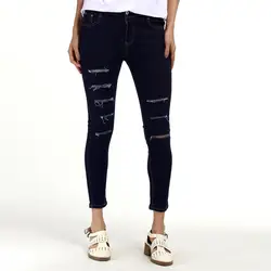 Джинсы бойфренда для женщин рваные джинсы женские 5XL Плюс Размер Высокая талия узкие брюки push up джинсы befree