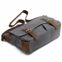 Nouveau sac à bandoulière en toile épaisse de style tendance pour hommes, sac messager, sac bandoulière vintage pour hommes, sac de loisirs décontracté pour garçons 5
