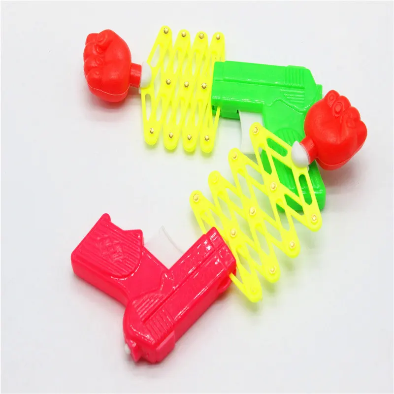 Buy Funny Retractable Fist Shooter Trick Toy Gun Funny Magic Classic Elastic