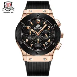 BINKADA Для мужчин часы лучший бренд Роскошные модные Бизнес кварцевые часы Для мужчин Спорт Сталь Водонепроницаемый наручные часы relogio masculino
