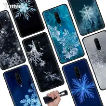Snowflake Snow Black Soft Case for Oneplus 7 Pro 7 6T 6 Silicone TPU Phone Cases Cover Coque Shell