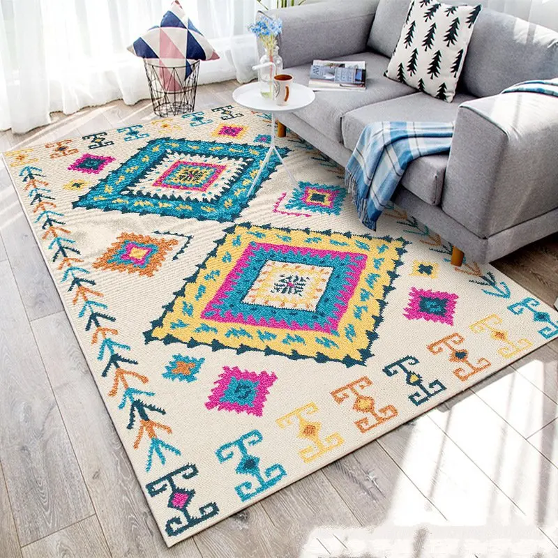 Геометрические богемные стильные модные мягкие кухонные Нескользящие Коврики для гостиной спальни половик домашний декор ковры
