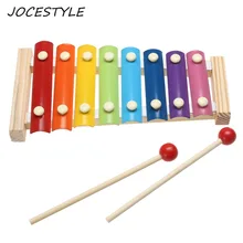 Обучающие деревянные Ксилофоны; детское нижнее белье; музыкальные игрушки Ксилофоны мудрость Juguetes 8-Примечание Образовательный музыкальный инструмент