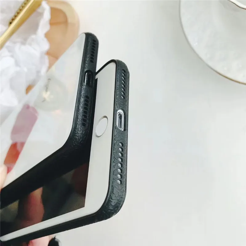 Tfshining Love Heart Tempered Glass Case For iPhone X Cute Bright Light Protective Back Cover Cases For iPhone 6 6s 7 8 Plus bag (10)