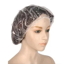 Manooby 20 штук одноразовый отельный Эластичный душ для купания прозрачный салонный аксессуар для волос инструмент для волос красота