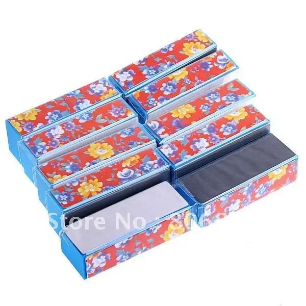 

10 PCS 4 x Way Buffer Block Acrylich Nail Tips Sanding Files Nail Care Buffer Free Shipping #WJ091