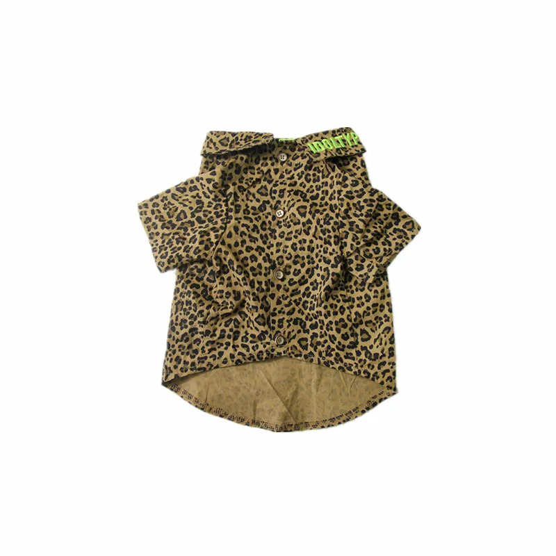 Одежда для собак Леопард pawmaster Pet Tide брендовая французская футболка с бульдогом свитер для собак спортивный Ретро Чихуахуа Одежда для Щенка Мопса