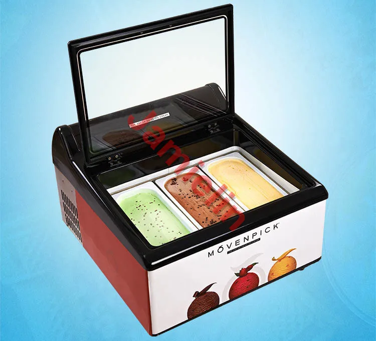 Dessert freezer view