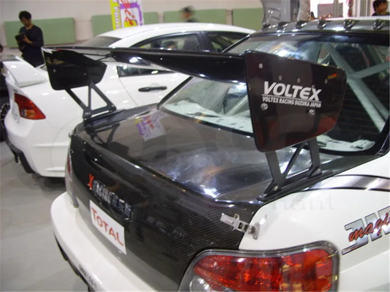 2002-2007 Suabru Impreza  WRXSTI 7th-9th GDAGDB Voltex Type 2V Style GT Wing w Metal Stands FRP (8)