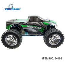 HSP Racing 1/10 Scale Model Nitro Power 4wd Off Road Monster Truck 94188 Pivot Ball Suspension Two Gears High Speed Hobby Rc Car