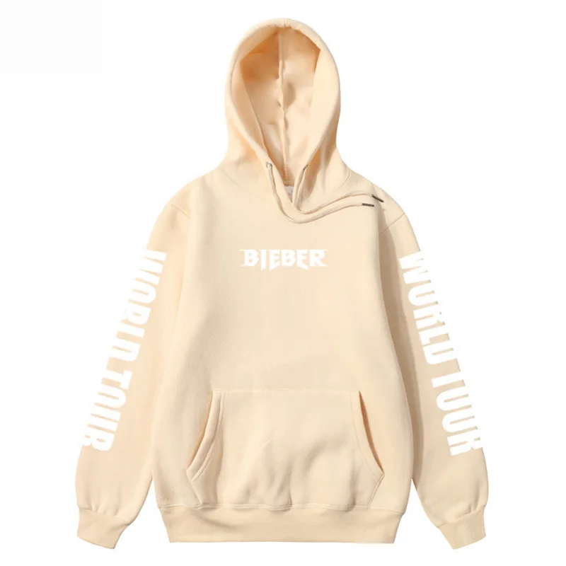 JUSTIN BIEBER Fleece Hoodie Men Hip Hop Street Wear Clothes 111% Cotton High Quality Streetwear Pullover Hoody Nice New Fashion