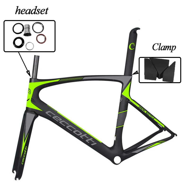 Perfect Newset Ceccitto Brand Yellow Carbon road frame carbon bike frame T1000 UD road bicycle Di2 and Mechanical quadro de bicicleta 3 Perfect Newset Ceccitto Brand Yellow Carbon road frame carbon bike frame T1000 UD road bicycle Di2 and Mechanical quadro de bicicleta 3