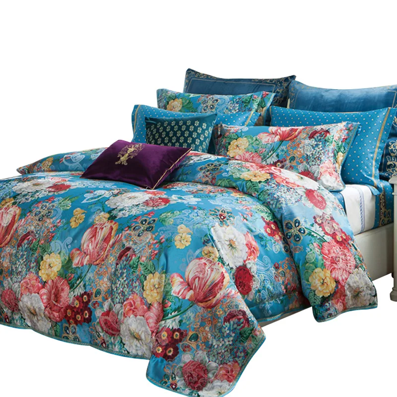 

2019 Wedding Eight-piece Kit Pattern Not Wrinkles Quilt Sets Cotton Jacquard Not Easy Pilling Chinese Style Quilt Bedding Sets