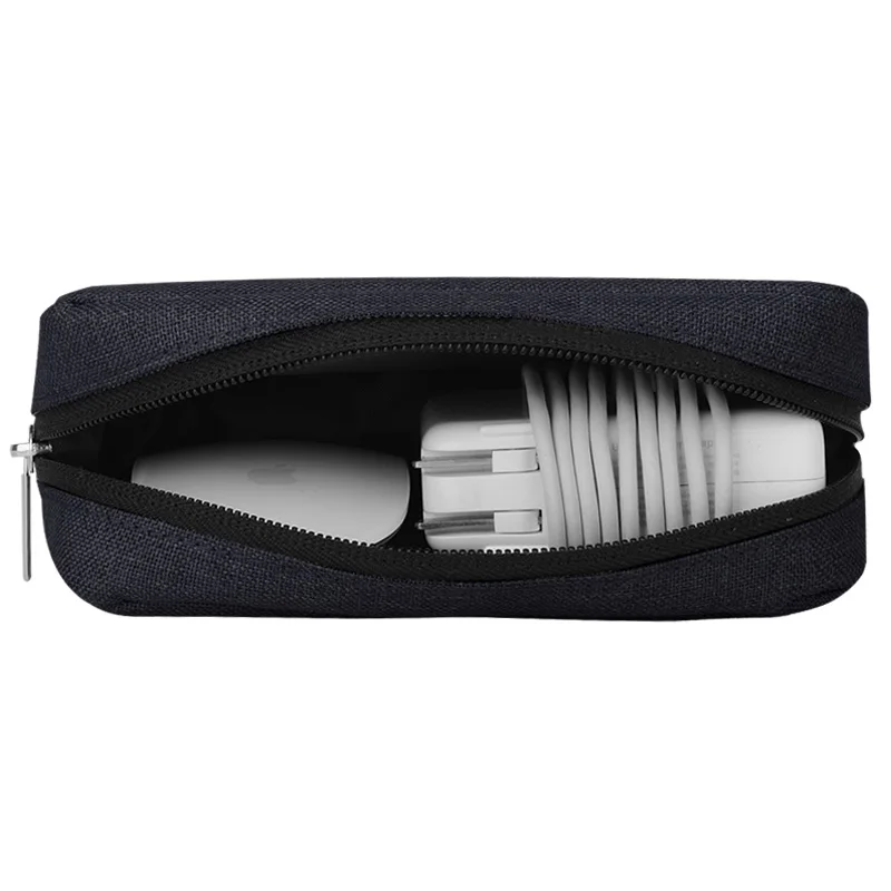 

Bestjing Fabric Travel Digital Storage Bag For Power Bank USB Cable Charger Earphone Case Cosmetic Pouch