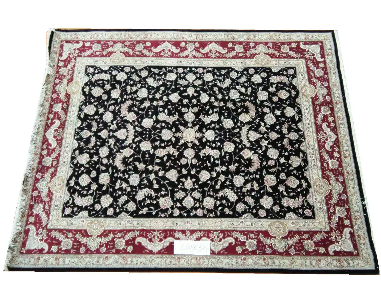 

Carpet Handmade Carpets For Living Room Pattern Square Rug Persian Style Carpet Wool Knitting Carpets