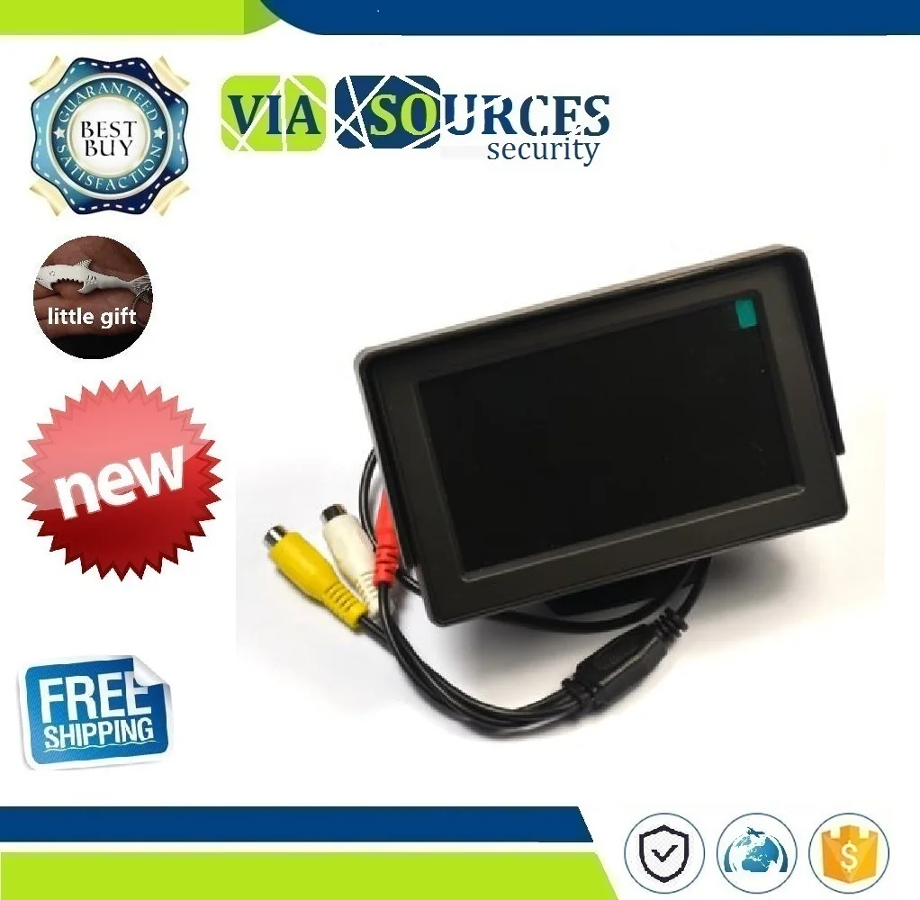

4.3 inch TFT LCD Audio Video Security Tester CCTV Camera Test Monitor