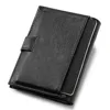 GZCZ Men RFID Genuine Leather Travel Passport Cover Case Document Holder Multi-Function Wallet Credit Card Holder Coin Purse ► Photo 2/6